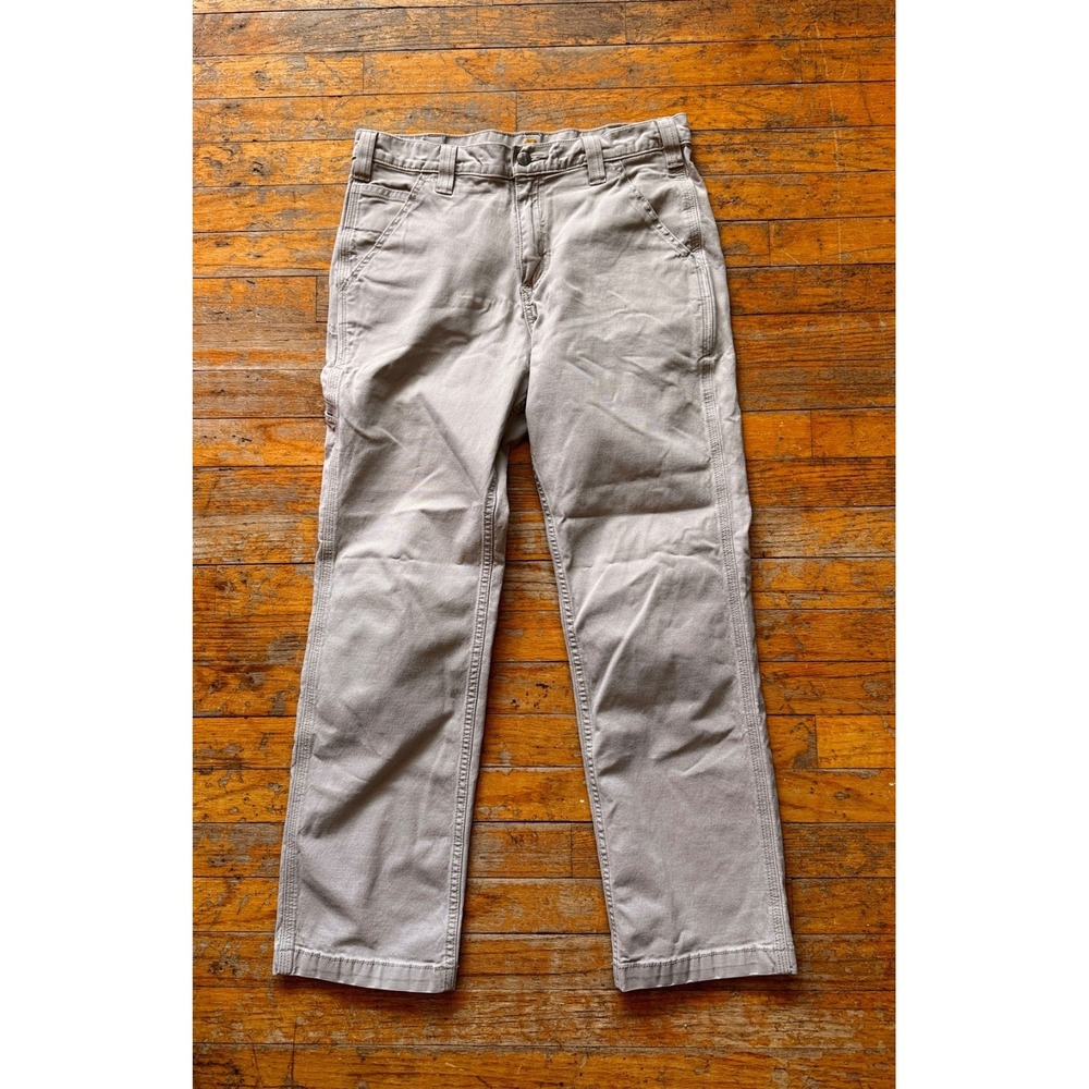 Preloved Vintage - Carhartt Carpenter Pants - Size 32x30‎ - Beige